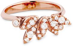 Hearts On Fire 18K Rose Gold 0.32 ct. tw. Diamond White Kites Feathers Ring