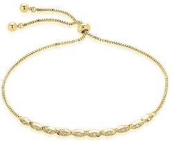 Sterling Forever 14K Plated CZ Bracelet