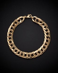 14K Italian Gold Flat Link Bracelet
