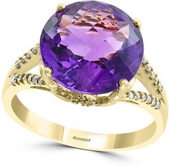 Effy Fine Jewelry 14K 5.48 ct. tw. Diamond & Amethyst Ring