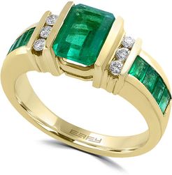 Effy Fine Jewelry 14K 2.26 ct. tw. Diamond & Emerald Ring