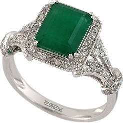 Effy Fine Jewelry 14K 2.54 ct. tw. Diamond & Emerald Ring