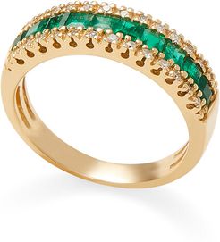 Effy Fine Jewelry 14K 1.27 ct. tw. Diamond & Emerald Ring