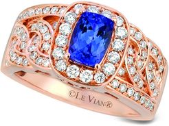 Le Vian 14k 0.65 ct. tw. Diamond & Tanzanite Ring