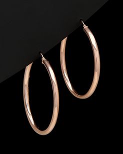 Italian Silver Hoop Earrings