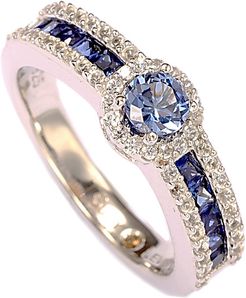 Suzy Levian Diamond & Sapphire Ring