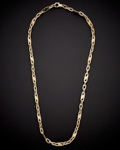 14K Italian Gold Fancy Mariner Link Necklace