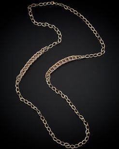 14K Italian Gold Tri-Tone Link Necklace