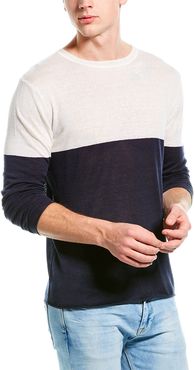 Onia Kevin Linen-Blend Crewneck Sweater