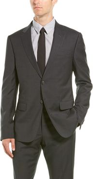 Z Zenga 2pc Wool Suit with Flat Pant