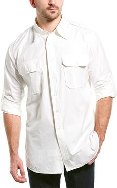 dunhill Double Pocket Woven Shirt