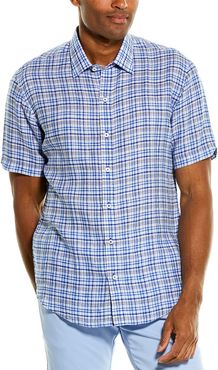 ZACHARY PRELL Bean Linen Woven Shirt