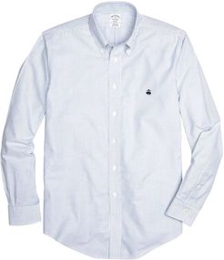 Brooks Brothers Non-Iron Regent Fit Oxford Stripe Sport Shirt