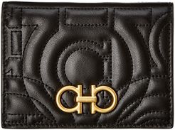 Salvatore Ferragamo Quilted Leather Bifold Wallet
