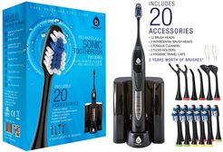 Pursonic S520 Black Ultra High Powered Sonic Electric Toothbrush with Dock Charger