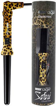 Hair Rage Animal Print Limited Safari Edition 1in Graduated Clipless Curling Iron Cone Wand