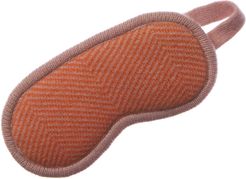 Portolano Two Color Zigzag Wool-Blend Eye Mask