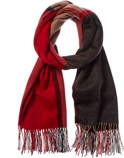 Forte Cashmere Plaid Wool Scarf