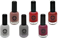 Glamour Status Bold Reds & Cool Neutrals 6pc Nail Polish Collection