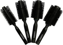 Cortex Professional Women's Black 4pc Boar Bristle Brush Set