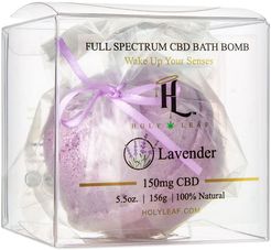 Holy Leaf CBD Infused Bath Bomb - Lavender 150MG