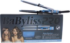 BaBylissPRO Model BABSS2000C Nano Titanium Optima 2000 Stainless Steel Mini Flat Iron