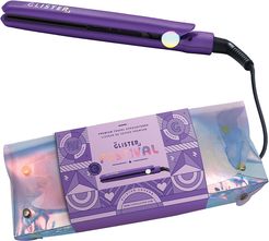 Glister Ultraviolet Summer Collection Mini Flat Iron with Holo Bandolier Bag
