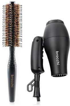 Sebastian Brocchi Brocchi Mini Travel Hair Dryer & Styling Brush Set