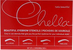 Chella Beautiful Eyebrow Stencils 4pc Set