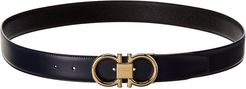 Salvatore Ferragamo Gancini Reversible & Adjustable Leather Belt