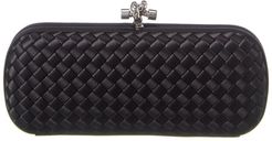 Bottega Veneta Intrecciato Satin Knot Clutch