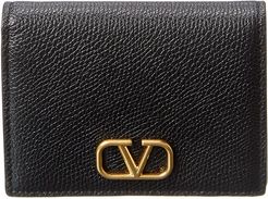 Valentino VLOGO Leather Card Case