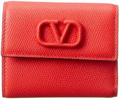 Valentino VSLING Leather French Wallet