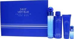 Perry Ellis Men's 4pc 360 Very Blue Fragrance Set