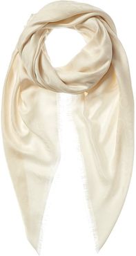 Salvatore Ferragamo Gancini Silk & Wool-Blend Shawl