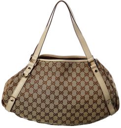 Gucci Brown GG Canvas Medium Abbey Shoulder Bag