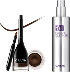 Cailyn Cosmetics Chocolate Mousse LineFix Waterproof Gel Eyeliner Pomade with Built-in Liner Brush