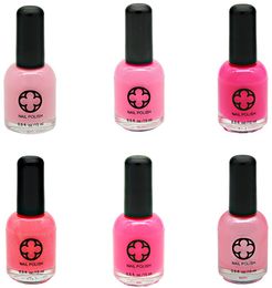 Glamour Status Pink Passion 6pc Nail Polish Collection