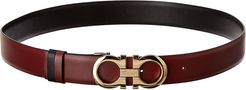 Salvatore Ferragamo Gancini Reversible & Adjustable Leather Belt