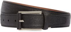 Brooks Brothers Saffiano Leather Belt