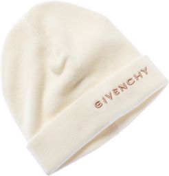 Givenchy Embroidered Logo Wool Beanie