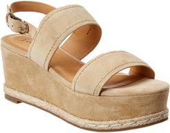 Joie Garland Suede Wedge Sandal