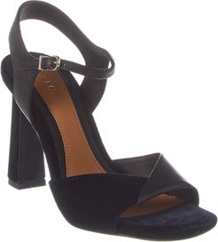 Joie Okina Leather & Velour Sandal