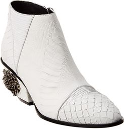 Giuseppe Zanotti Kevan Alligator Jewel Embellished Leather Bootie