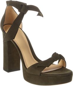 Alexandre Birman Mabeleh Suede Platform Sandal