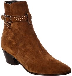 Saint Laurent West 45 Suede Bootie