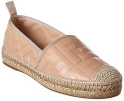 FENDI FF Leather Espadrille