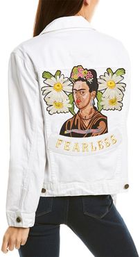 Jakett Frida Kahlo Denim Jacket