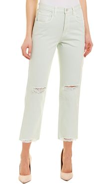 J Brand Wynne Spearmint High-Rise Crop