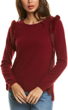 InCashmere High-Low Cashmere Sweater